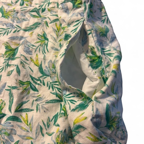 Ellen Tracy XL Linen-Blend Floral Skort - - Picture 8 of 10